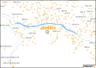 map of Javorik