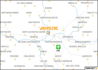 map of Javrezac