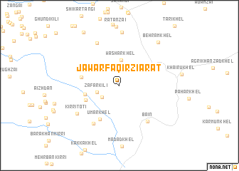 map of Jawar Faqīr Ziārat