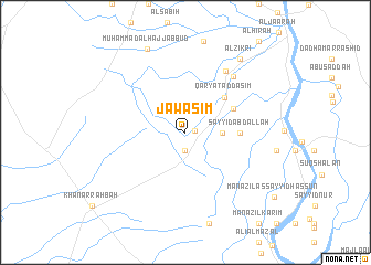 map of Jawāsim