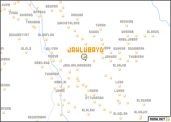 map of Jawl ‘Ubayd