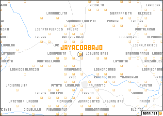 map of Jayaco Abajo
