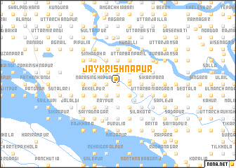 map of Jaykrishnapur