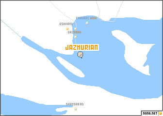 map of Jāz Mūrīān