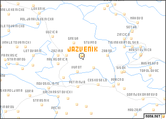 map of Jazvenik