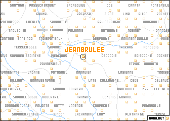 map of Jean Brulée