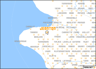map of Jeanton