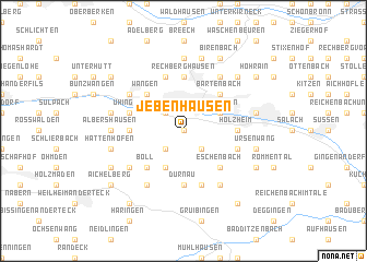 map of Jebenhausen