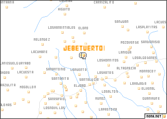 map of Jebe Tuerto