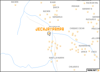 map of Jechjaypampa