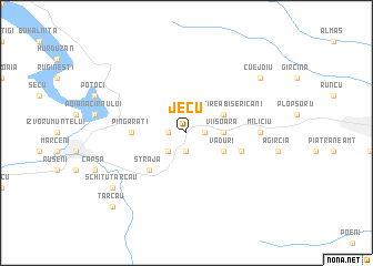 map of Jecu