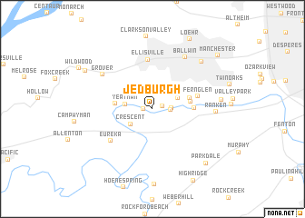 map of Jedburgh