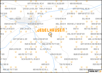 map of Jedelhausen