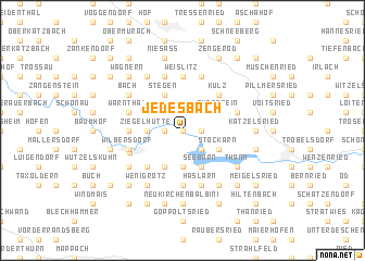 map of Jedesbach