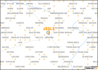 map of Jedle