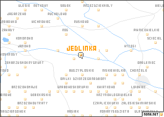 map of Jedlinka