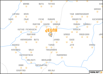 map of Jedna