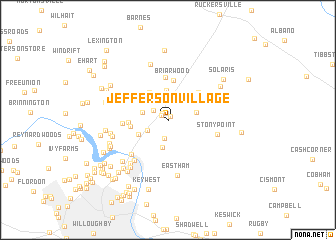 map of Jefferson Village