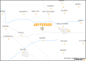 map of Jefferson