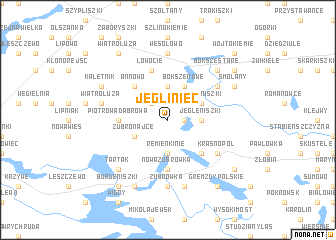 map of Jegliniec