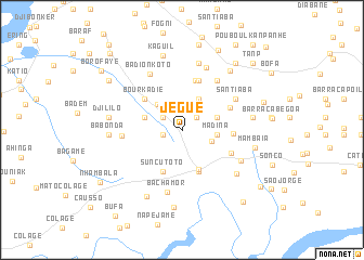 map of Jegue