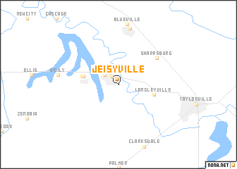 map of Jeisyville