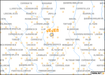 map of Jején