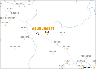 map of Jejeti