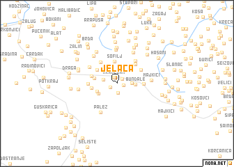 map of Jelača