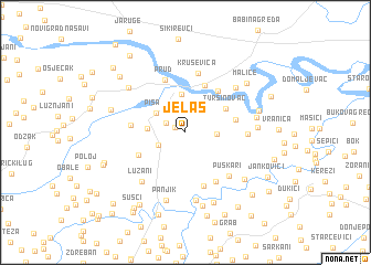 map of Jelas