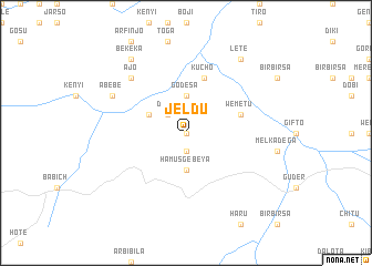 map of Jeldu