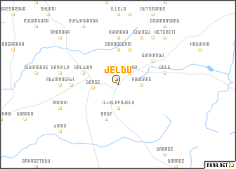 map of Jeldu