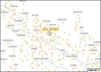 map of Jelenak
