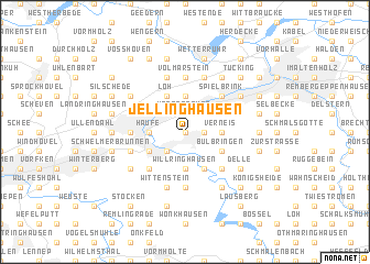 map of Jellinghausen