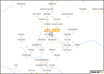 map of Jelvani