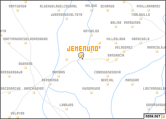 map of Jemenuño