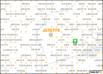 map of Jeneffe