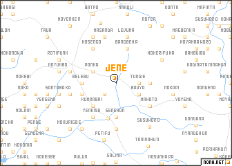 map of Jene