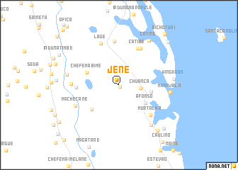 map of Jene