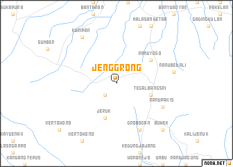 map of Jenggrong