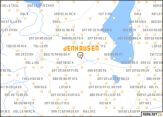 map of Jenhausen