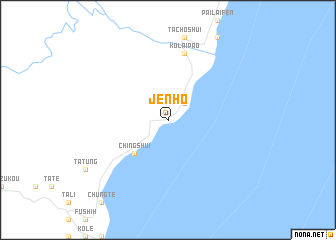 map of Jen-ho