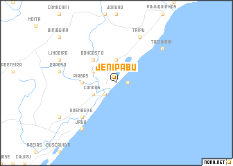 map of Jenipabu