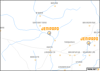 map of Jenipapo