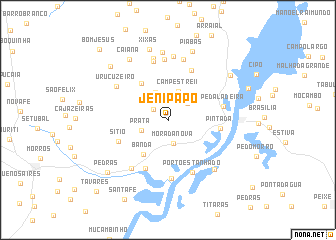 map of Jenipapo