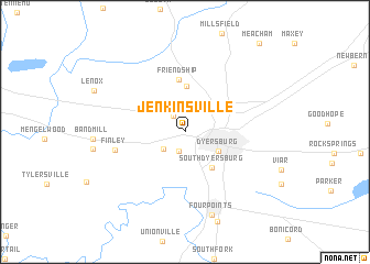 map of Jenkinsville