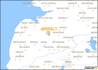 map of Jennelt