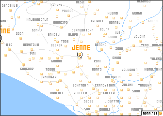 map of Jenne