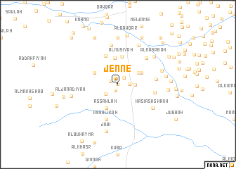 map of Jenne