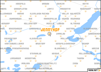 map of Jennyhof